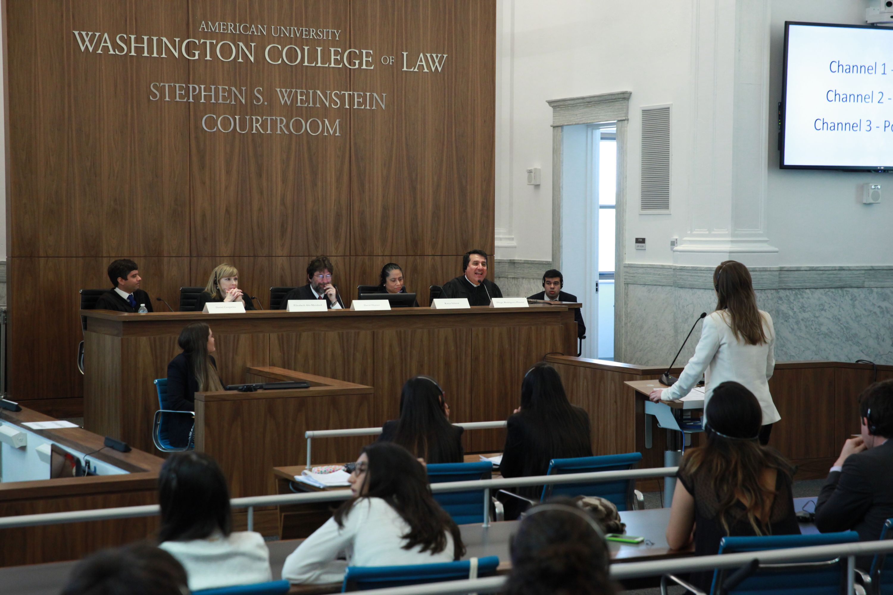 The Inter-American Human Rights Moot Court Competition at AUWCL.