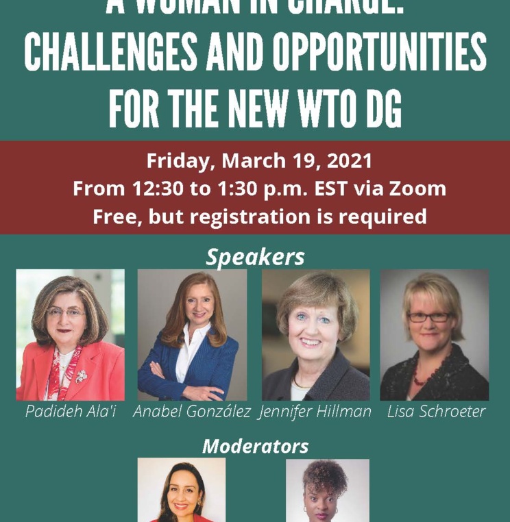 A Woman in Charge: Challenges and Opportunities for the New WTO DG