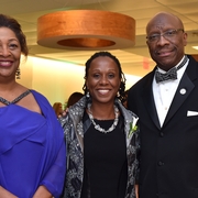 Edna Ruth Vincent '89, Dean Camille Nelson, and Judge Gerald Bruce Lee '76.