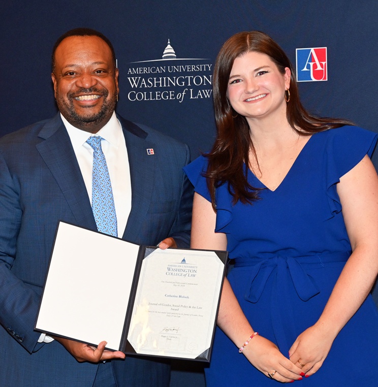 American University Washington College of Law Honors Graduates at 2nd Annual Commencement Awards Ceremony