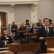 Michigan State University College of Law giving oral arguments.