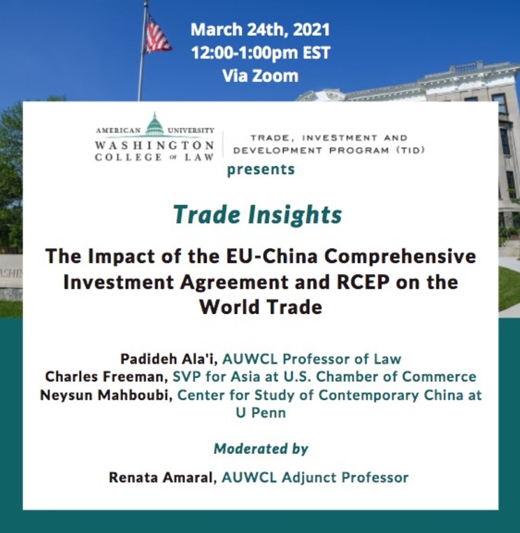 The Impact of the EU-China Comprehensive Investment Agreement and RCEP on the World Trade