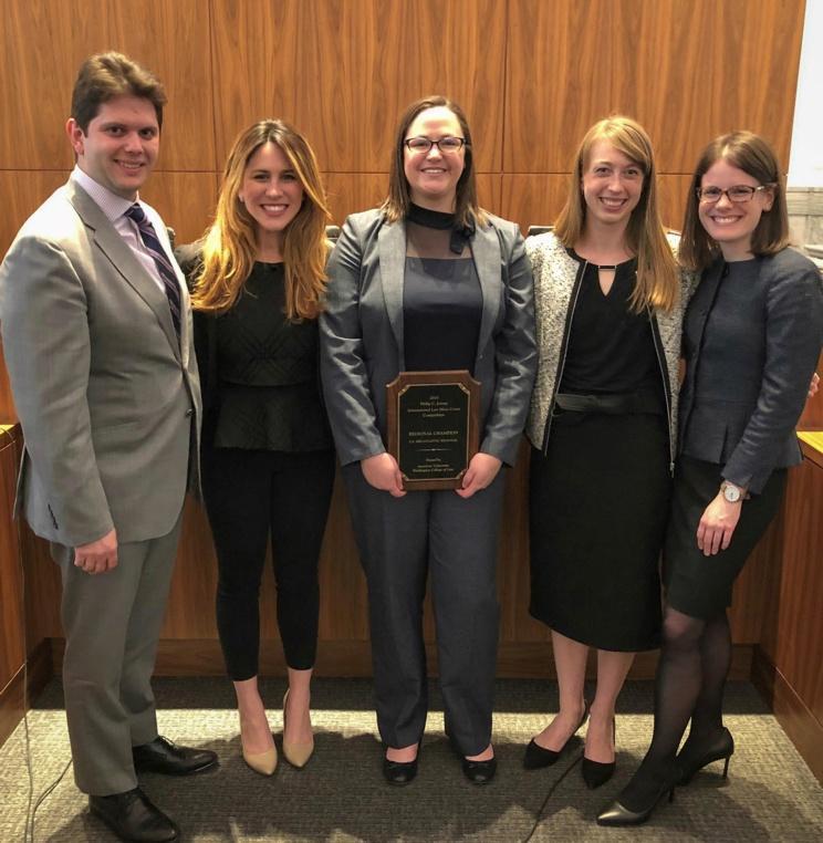 AUWCL Places First at Regional Jessup International Law Moot Court Competition