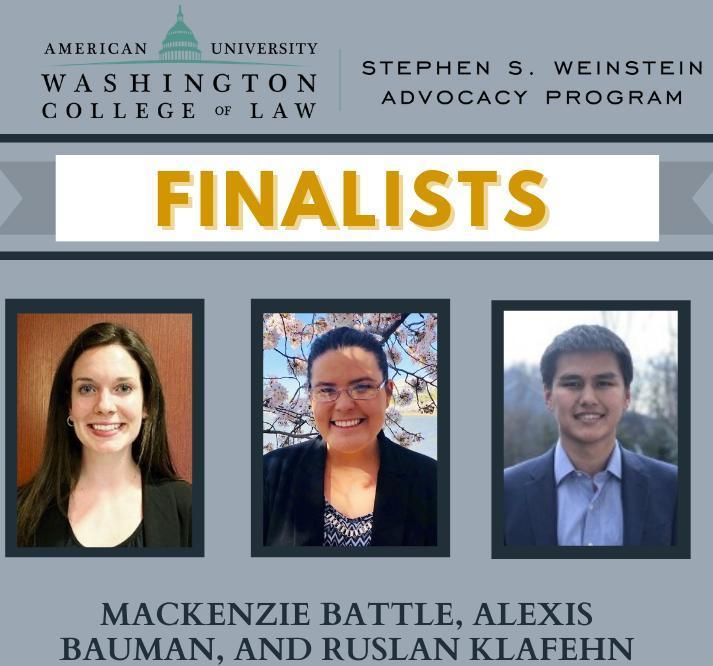 Program on Environmental and Energy Law (PEEL) team Finalists in the Stetson International Environmental Law Moot Court