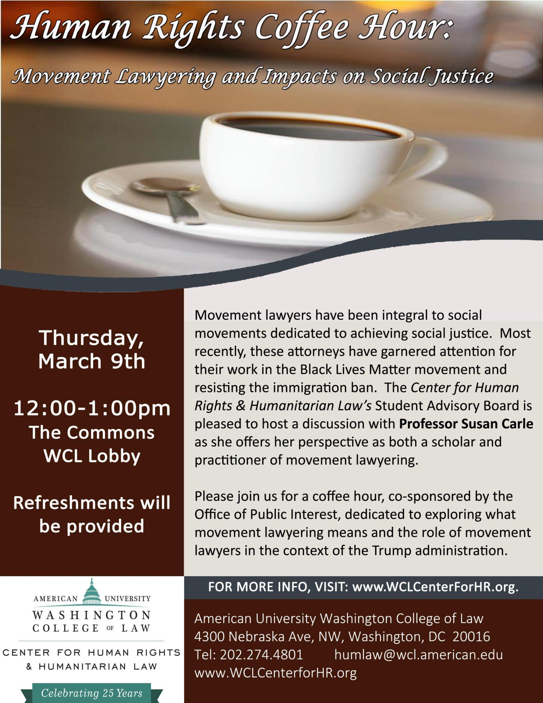 Human Rights Coffee Hour