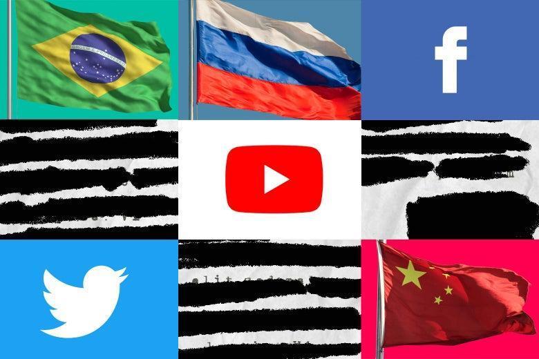 Facing COVID-19 Misinformation and Censorship in Brazil, Russia, and China