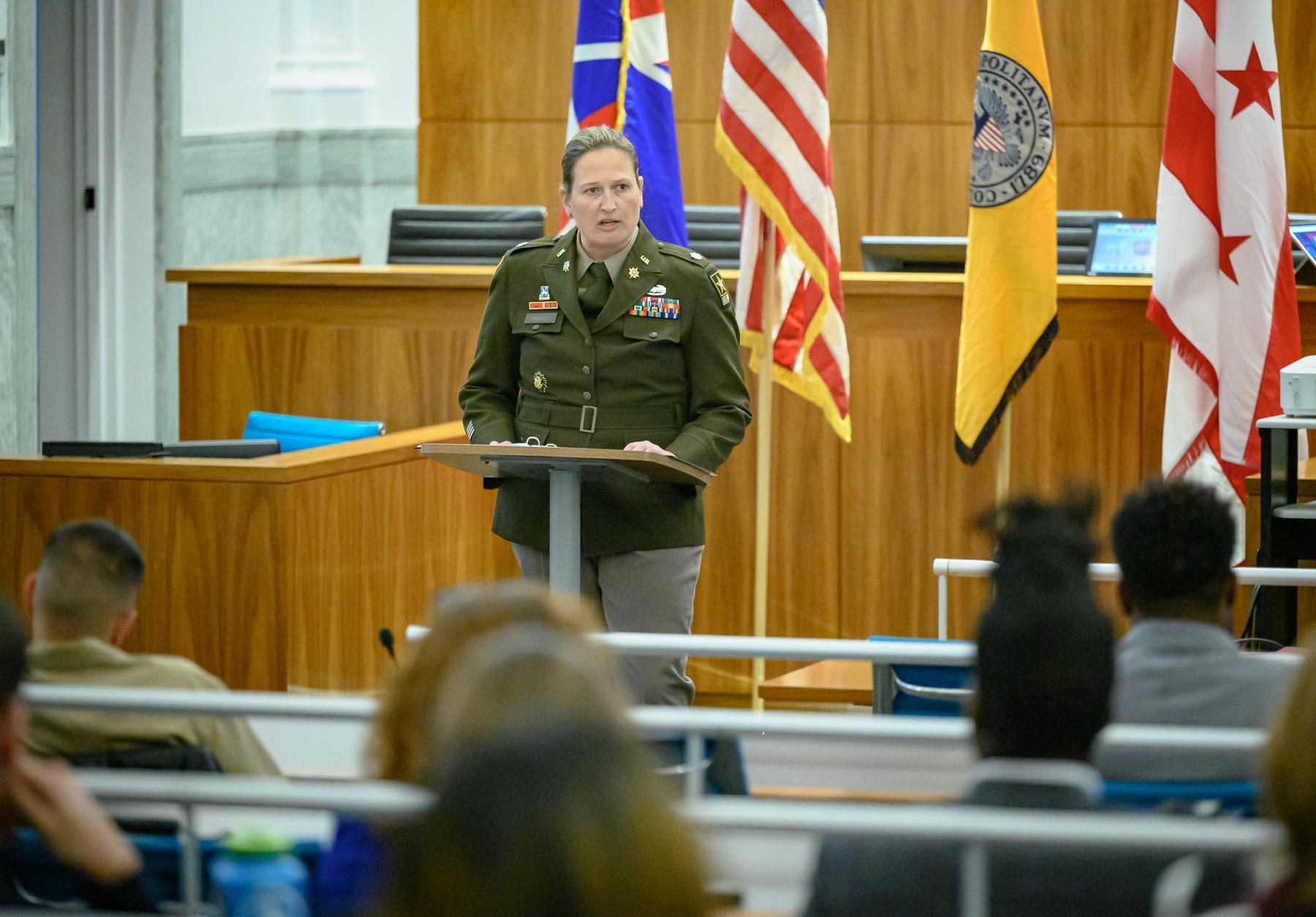 Lieutenant Colonel Pamela Bracey.